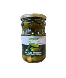 Product image of Henry's Kitchen კიტრის მწნილი ცხარე 660გრ