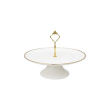 Product image of Nisse სანუგბარე ფაიფურის თეთრი ოქროსფერი რკალით