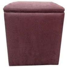 Product image of 34/34/40 პუფი ასახდელი ალკანტარა ვარდისფერი
