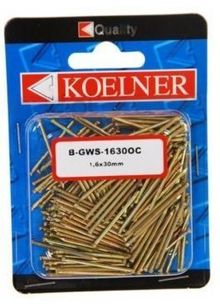 Product image of ლურსმანი Koelner 1,6X30 მმ მოთუთიებული 200 ც B-GWS-1630OC