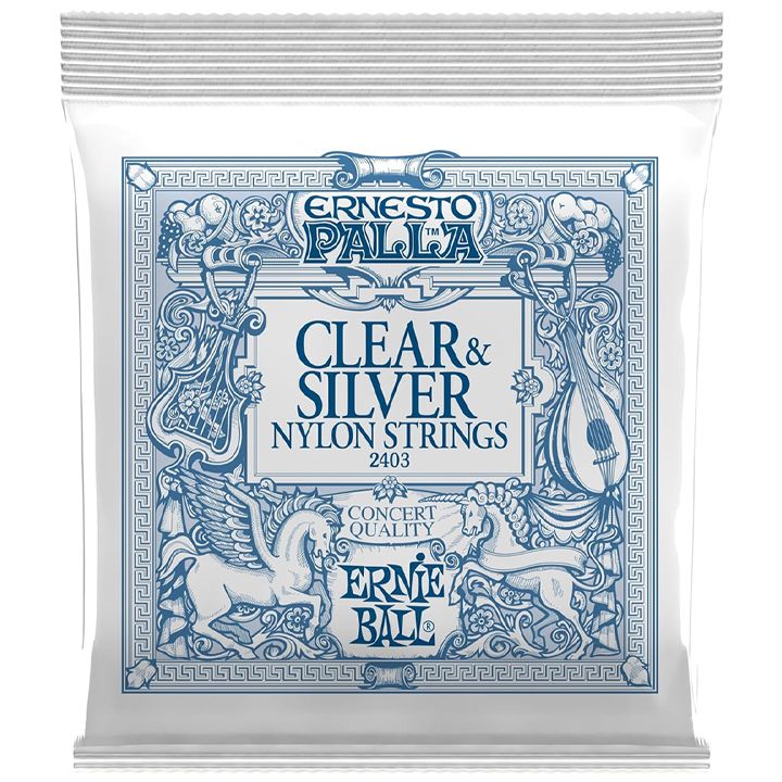 ernie-ball-ernesto-palla-clear-silver-nylon-classical-guitar-strings-klasikuri-gitaris-simebi
