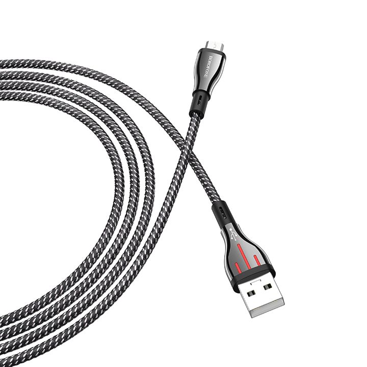 borofone-bu23-highway-charging-data-cable-for-micro-blackgrey-photo-2