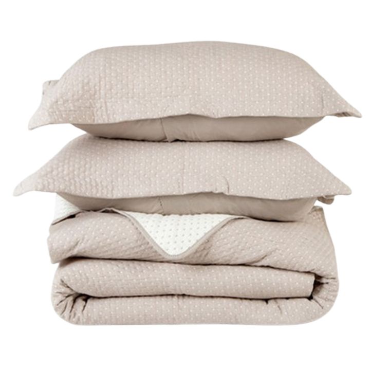 manamo-dots-jacquard-bedspread-set-satsolis-gadasafarebeli