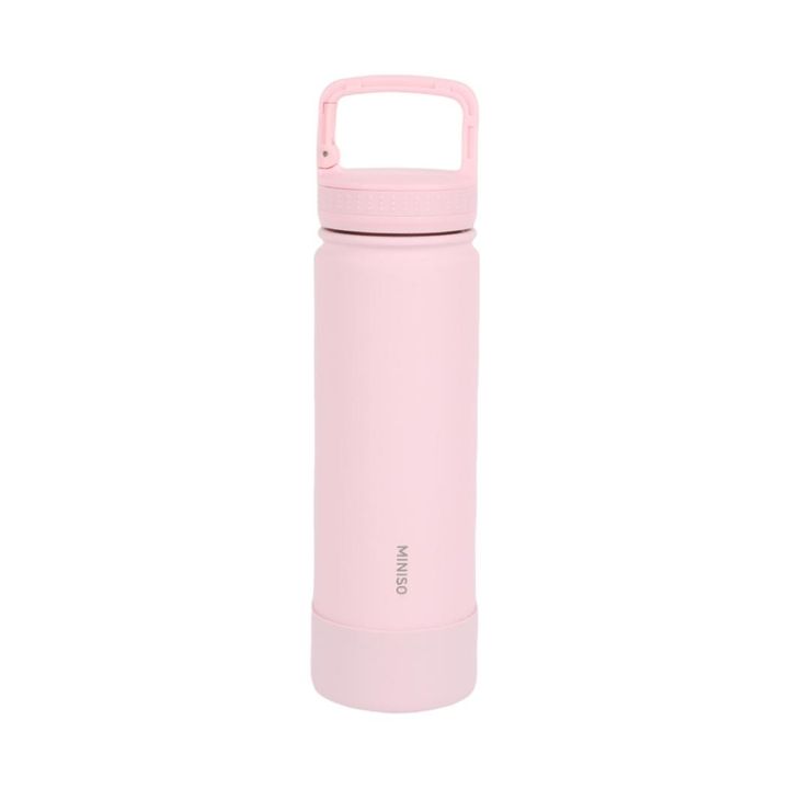 termosidopamine-color-series-stainless-steel-insulated-bottle-with-handle-700mlpink