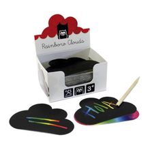 Product image of Eureka Kids RAINBOW CLOUDS SCRATCH ART ფურცლების ნაკრები