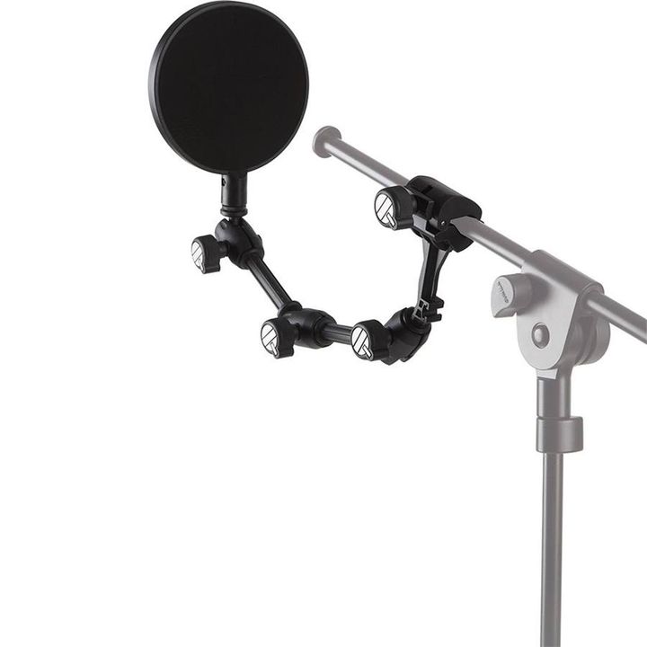 quiklok-fap006-clamp-on-adjustable-pop-filter-swivel-arm-black-pop-filtri-photo-3