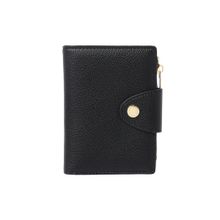 Product image of ქალის საფულე/Bi-Fold Zipper Womens Wallet (Black)