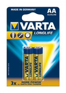 Product image of ელემენტი VARTA Alkaline Long Life AA 1.5 V 2 ც