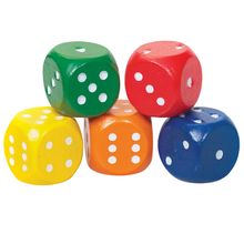 Product image of ONEFORFUN ხის კამათელი 5ც
