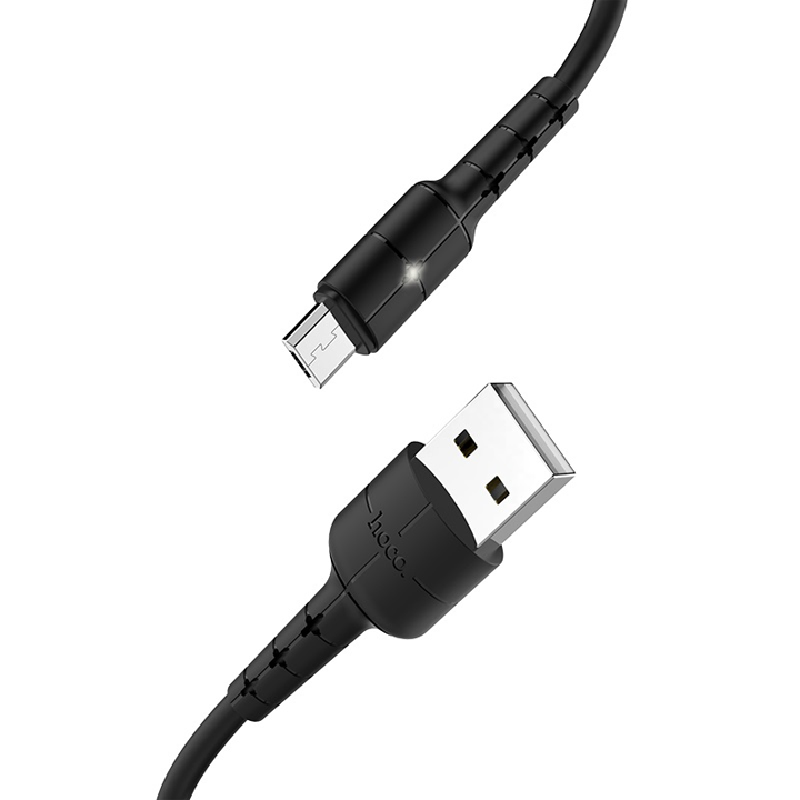 hoco-x30-star-charging-data-cable-for-micro-black-photo-2