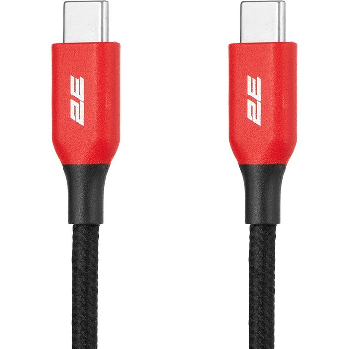 2e-2e-cc100-wh-cable-usb-c-to-usb-c-100w-1m-black-damteni-kabeli