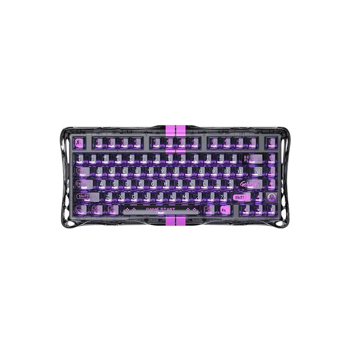 gravastar-mercury-v75-lite-75-key-magnetic-gaming-keyboard-gravastar-blackcore-hall-effect-switches-usb-a-usb-c-wired-transparent-klaviatura