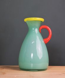 Product image of დოქი 21X9სმ მწვანე წითელი სახელურით