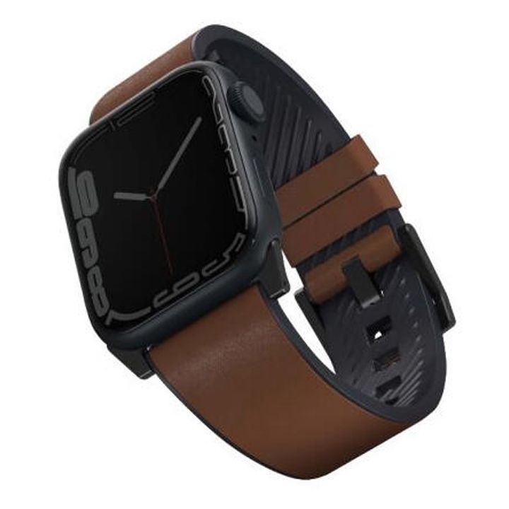 uniq-straden-waterproof-leather-hybrid-apple-watch-strap-454442mm-smart-saatis-samajuri