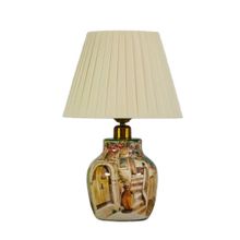 Product image of EBRA ხელით მოხატული, მოჭიქურებული მაგიდის სანათი