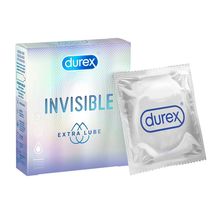 Product image of Durex Invisible Extra Lube პრეზერვატივი, 3 ცალი
