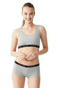 Product image of U.S. Polo Assn. 65003 ქალის საცვლები ორეული (რუხი)