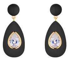 Product image of Eshvi LARGE COLOURFUL DROP WITH CRYSTALS საყურე