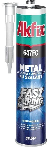 Product image of პოლიურეთანის ჰერმეტიკი ავტომობილის Akfix 647FC 280 მლ შავი