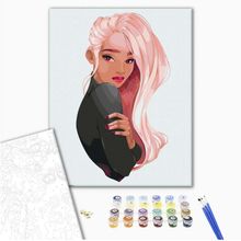 Product image of Brushme Rose Art გასაფერადებელი ნომრებით