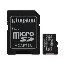 Product image of Kingston microSDXC C10 64GB მეხსიერების ბარათი