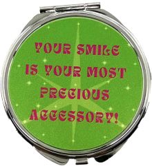 Product image of Khedva ჯიბის სარკე "your smile is your most precious accessory"