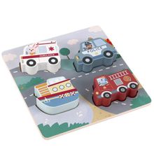Product image of 3D Wooden Puzzle Car ხის ფაზლი