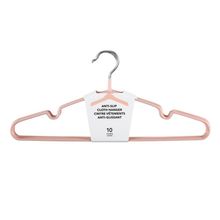 Product image of საკიდი (10 ცალი)/Simple Anti-slip Cloth Hanger 10 Counts (pink)