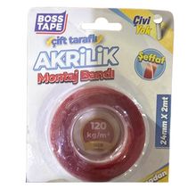 Product image of Boss Tape ორმხრივი წებოვანი ლენტი 24მმх2მ