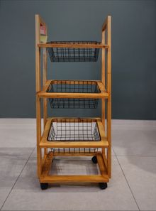 Product image of 3 განყოფილებია ხილის/ბოსტნეულის ურიკა 38*29*93სმ