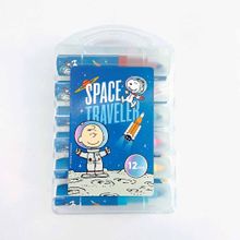 Product image of Snoopy the Little Space Explorer Collection Washable Coloring Marker Set (12 pcs) PDQ მარკერების ნაკრები