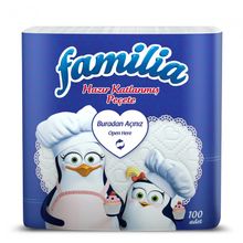 Product image of Familia დაკეცილი ხელსახოცი 1 ფენიანი 100ც