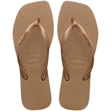 Havaianas Slim Square Logo Metallic Unisex შლაპუნები