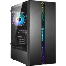 Product image of ქეისი 2E GAMING COMPUTER CASE RUNA (G2107) MIDT, 2xUSB2.0, 1xUSB3.0,1x120MM ARGB+ ARGB STRIP,TG (SIDE PANEL),WITHOUT PSU BLACK (2E-G2107)