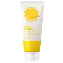 Product image of FARM STAY Real Lemon Deep Clear Peeling Gel სახის პილინგი ყველა ტიპის კანისთვის 100მლ