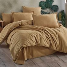 Product image of Clasy Ranforce Çift Kişilik Nevresim Takımı Unita Zencefil ორსაწოლიანი თეთრეულის ნაკრები