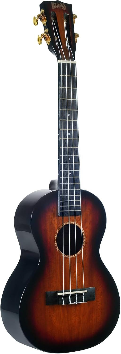 mahalo-ukulele-baritone-electric-acoustic-1v1t-mvt2-3-tone-sunburst-with-padded-bag-ukulele-photo-3