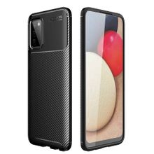 Product image of კარბონის ქეისი Samsung Galaxy A02S Focus Carbon Case - შავი