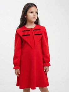 Product image of TEK•STYLE  კაბა + საყელო წითელი