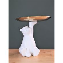 Product image of Nisse 19x18სმ დეკორატიული ფიგურა პოლარული დათვი სადგამით