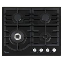 Product image of Midea MG696TGB გაზის ჩასაშენებელი ქურის ზედაპირი