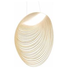 Product image of PENDENT UX8126 LED ნეიტრალური განათება 38 სმ საკიდი ჭაღი ხის დეტალით