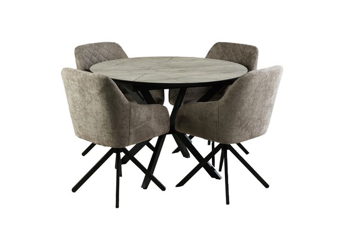 comfort-room-turquli-gasashleli-magida-110sm-diametri-da-4-skami