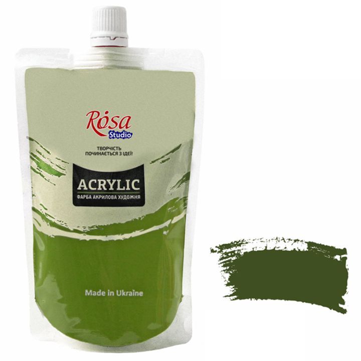 rosa-studio-olive-green-200ml-akrilis-saghebavi