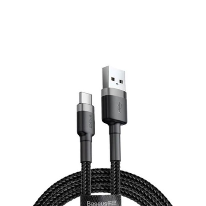 baseus-kevlar-usb-cable-type-c-3a-1m-catklf-bg1-greyblack-mobiluris-kabeli