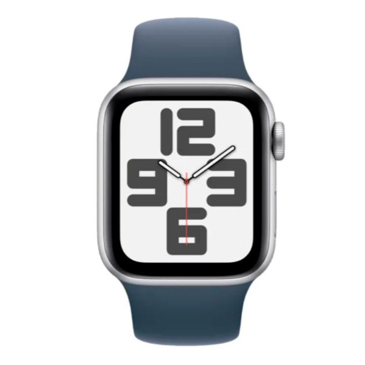 apple-watch-se-gps-44mm-silver-aluminium-case-with-storm-blue-sport-band-sm-smart-saati-photo-3