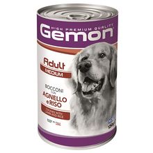 Product image of GEMON MONGE 1250გრ სველი საკვები საშუალო ზომის ზრდასრული ძაღლებისთვის - ბატკანი და ბრინჯი