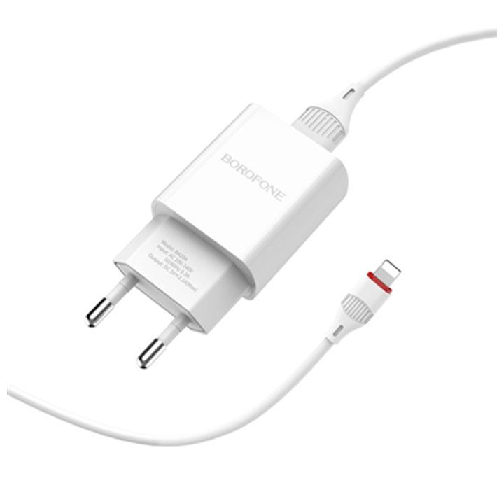 borofone-ba20a-sharp-single-port-charger-setlightningeu-white-photo-2