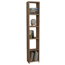 Product image of 5 დონიანი წიგნების თარო ფიჭვის ფაქტურით (FD1127)