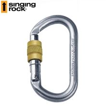Product image of Steel Oval Carabiner, Screw Gate